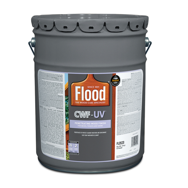 Flood FLD520-05 Wood Finish, Liquid, Cedar, 5 gal FLD520-5